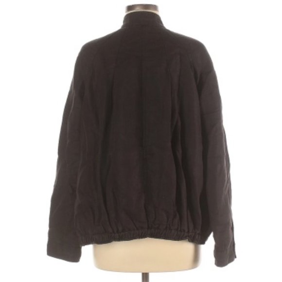 Free People Double Cloth Brown Swing Sporty Jacket - Picture 15 of 15